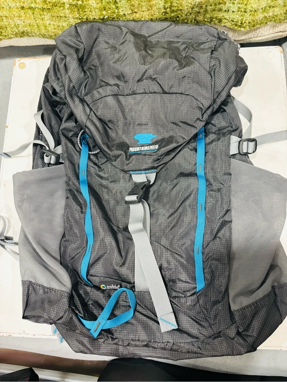 Black & Teal Men's Hiking Backpack